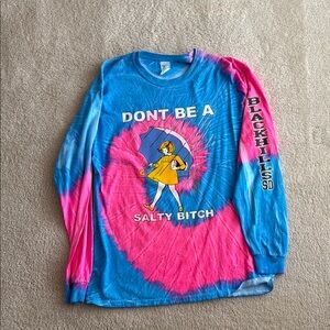 Blue and Pink Long Sleeve Tee